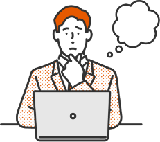 困っている男性